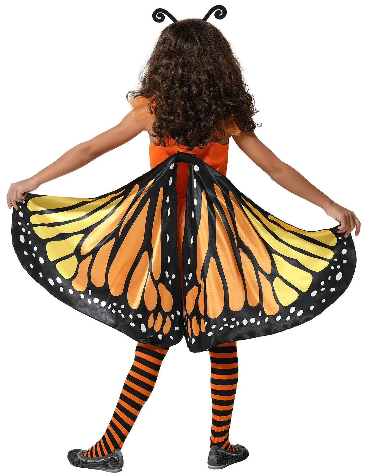 Disfraz de Mariposa Naranja para Niña Mariposa Atosa